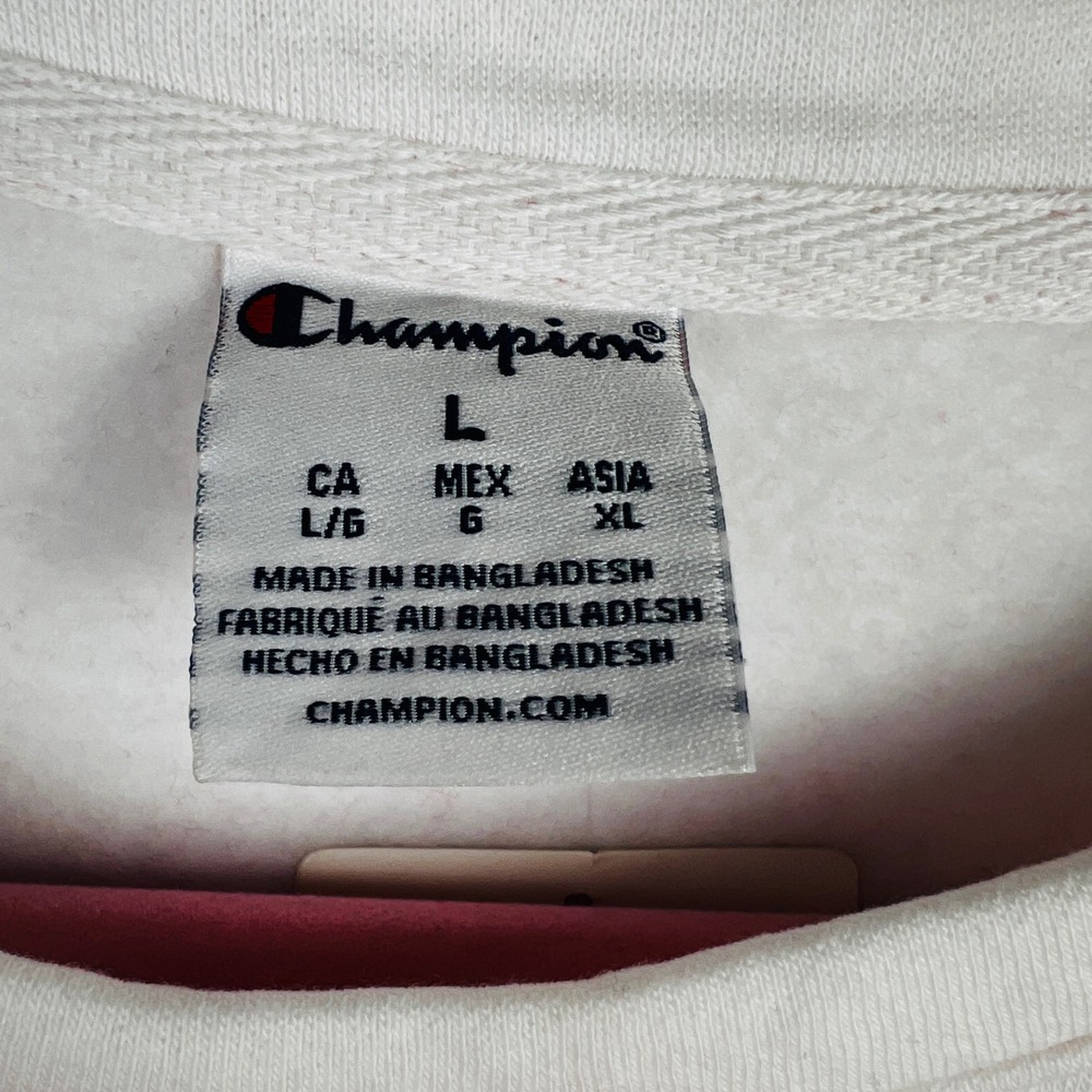 Champion The Ohio State Buckeyes Sweatshirt Red White Colorblock Mens Large NEW - Picture 4 of 11